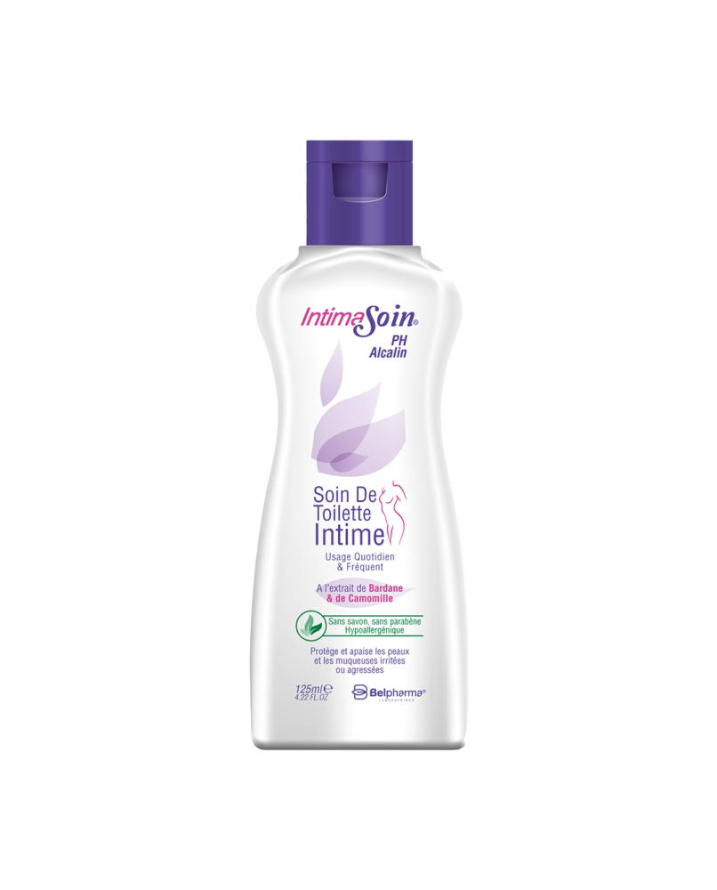 IntimaSoin PH Alcalin 125 ML pour Accueil