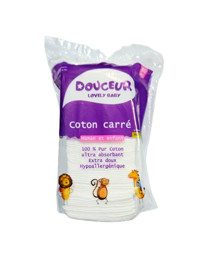 DOUCEUR COTON CARRE 80 PIECES pour Accueil