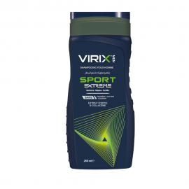 Virix shampooing cheveux fortifiant sport extrême 250 ml