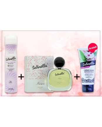 Pack 7 : 1 Déodorant + 1 Eau de toilette + 1 crème mains gratuite p...