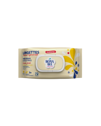 ROSABEL LINGETTE 72 PIECES LEMON FRESH pour Accueil