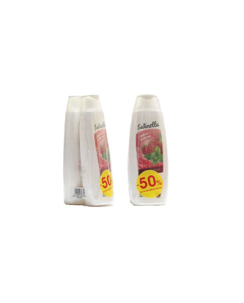 LOT SATINELLA GEL DOUCHE SENSATION 50 % SUR LE 2EME pour Accueil
