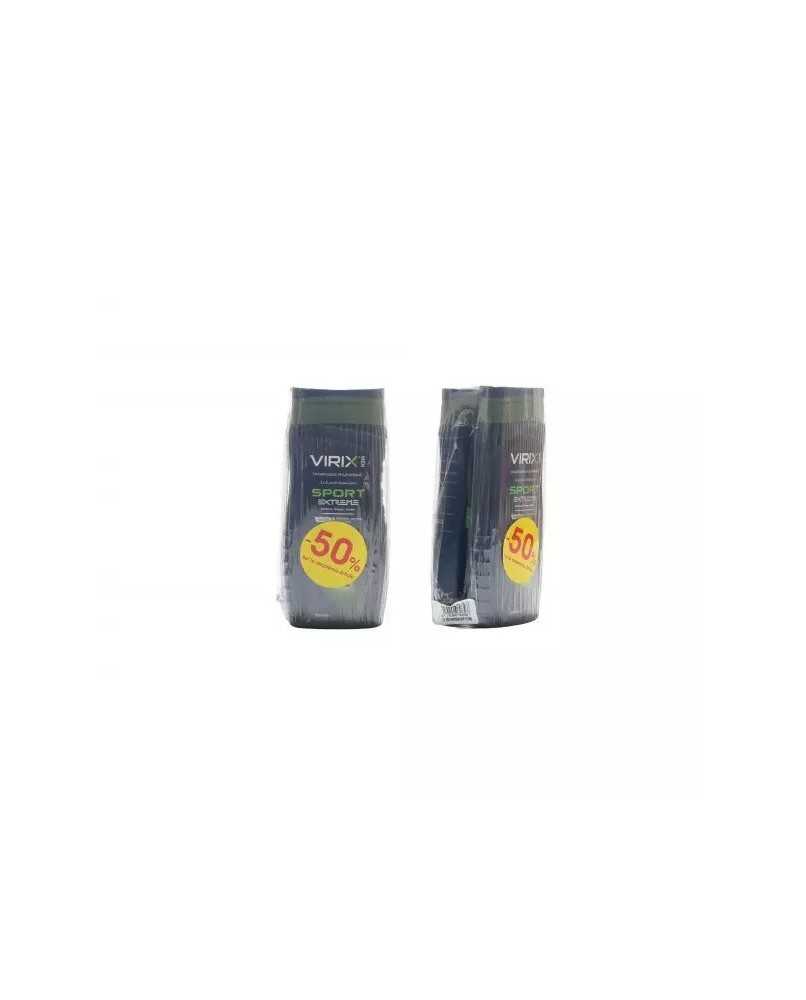 LOT VIRIX SHAMPOOING SPORT EXTREME 50 % SUR LE 2EME pour Accueil