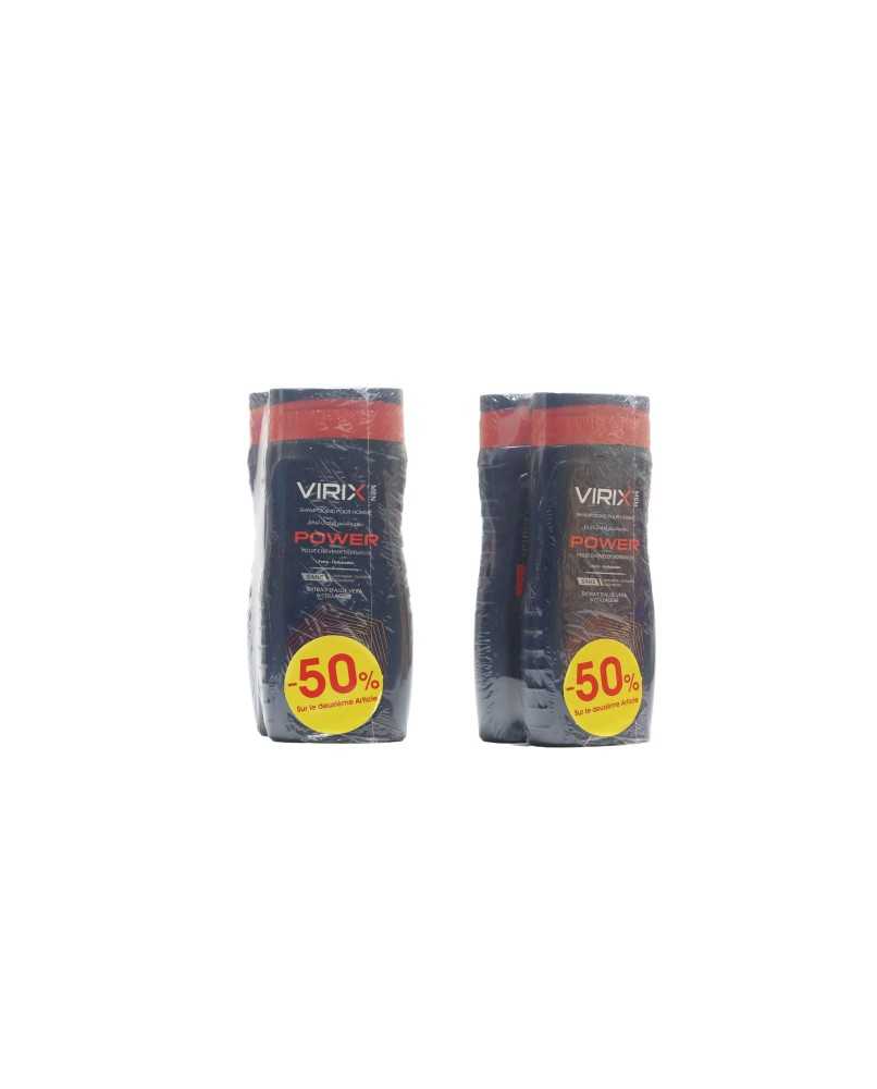 LOT VIRIX SHAMPOOING POWER 50 % SUR LE 2EME pour Accueil