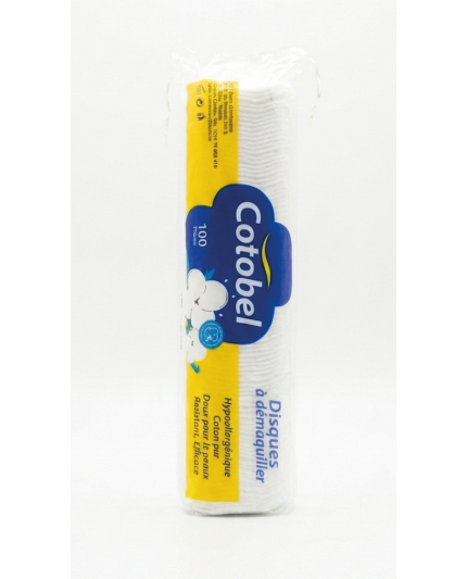 COTOBEL DISQUE A DEMAQUILER 100 PIECES