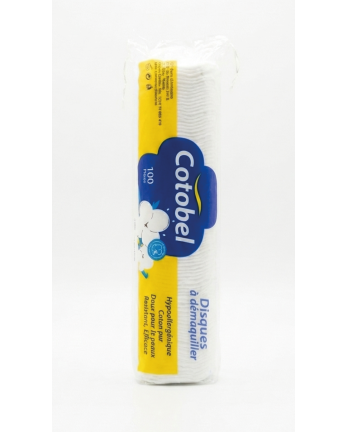 COTOBEL DISQUE A DEMAQUILER 100 PIECES pour Accueil