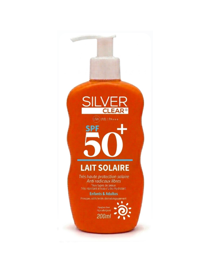 Silver Clear Spray Solaire 200 ML pour Accueil