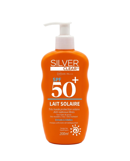 Silver Clear Spray Solaire 200 ML pour Accueil