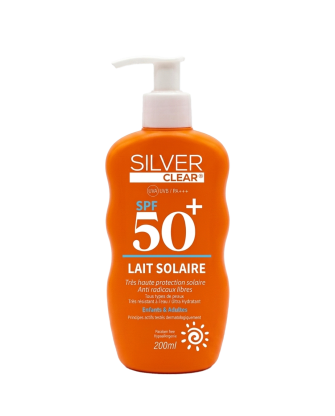 Silver Clear Spray Solaire 200 ML pour Accueil