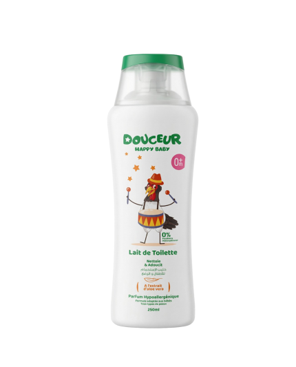 Douceur Happy Baby lait de toilette 250 ml