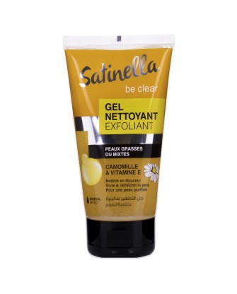 Satinella gel nettoyant exfoliant 150 ml