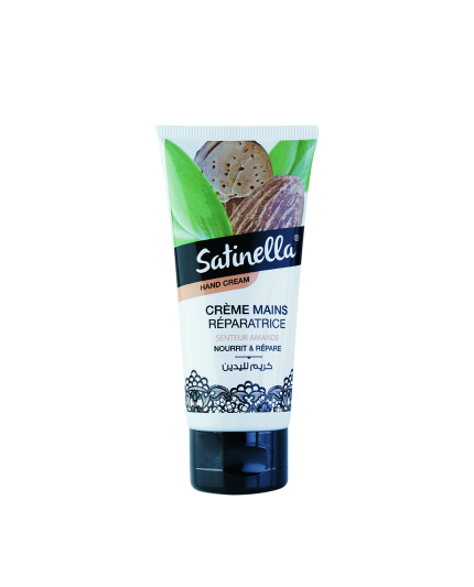 Satinella crème mains au gout d'amande 100 ml pour Femme