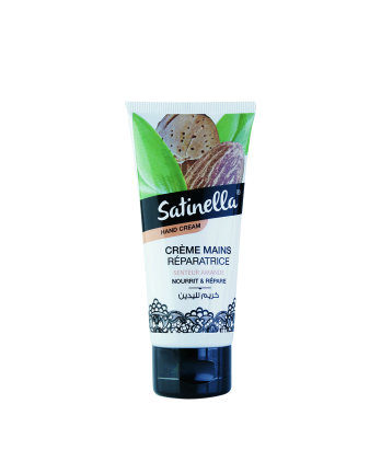 Satinella crème mains au gout d'amande 100 ml pour Femme