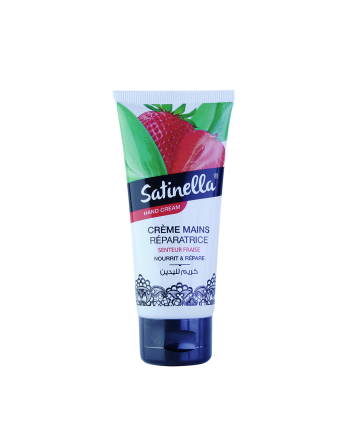 Satinella crème mains au gout du fraise 100 ml pour Femme