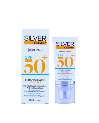 Silver Clear Ecran Solaire Invisible 50 ML pour Accueil