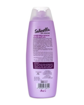 Satinella gel douche délicatesse cerise pistache 300 ml