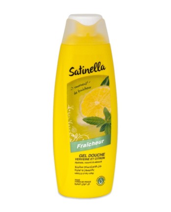 Satinella gel douche fraicheur verveine citron 300 ml