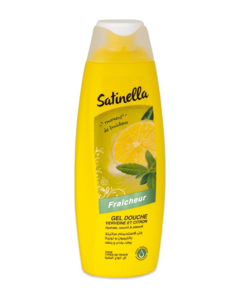 Satinella gel douche fraicheur verveine citron 300 ml