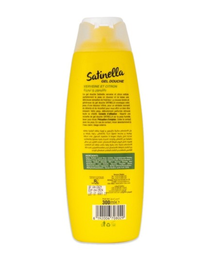  Satinella gel douche fraicheur verveine citron 300 ml