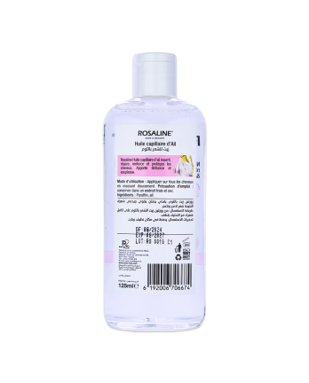 Rosaline huile d'ail 125 ml pour Adulte