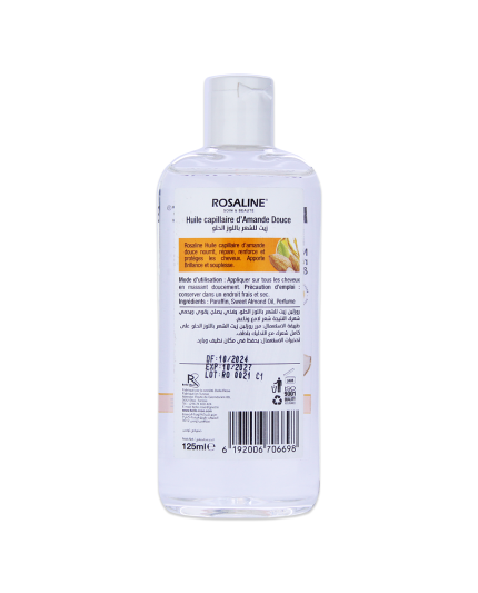 Rosaline huile d'amande douce 125 ml pour Adulte