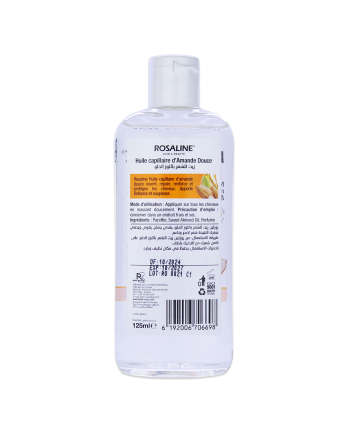 Rosaline huile d'amande douce 125 ml pour Adulte