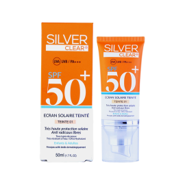 Silver Clear Ecran Solaire Teinté Beige Eclat 50 ML