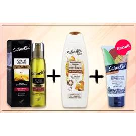 Pack 2 : Sérum cheveux + shampooing + crème mains gratuite