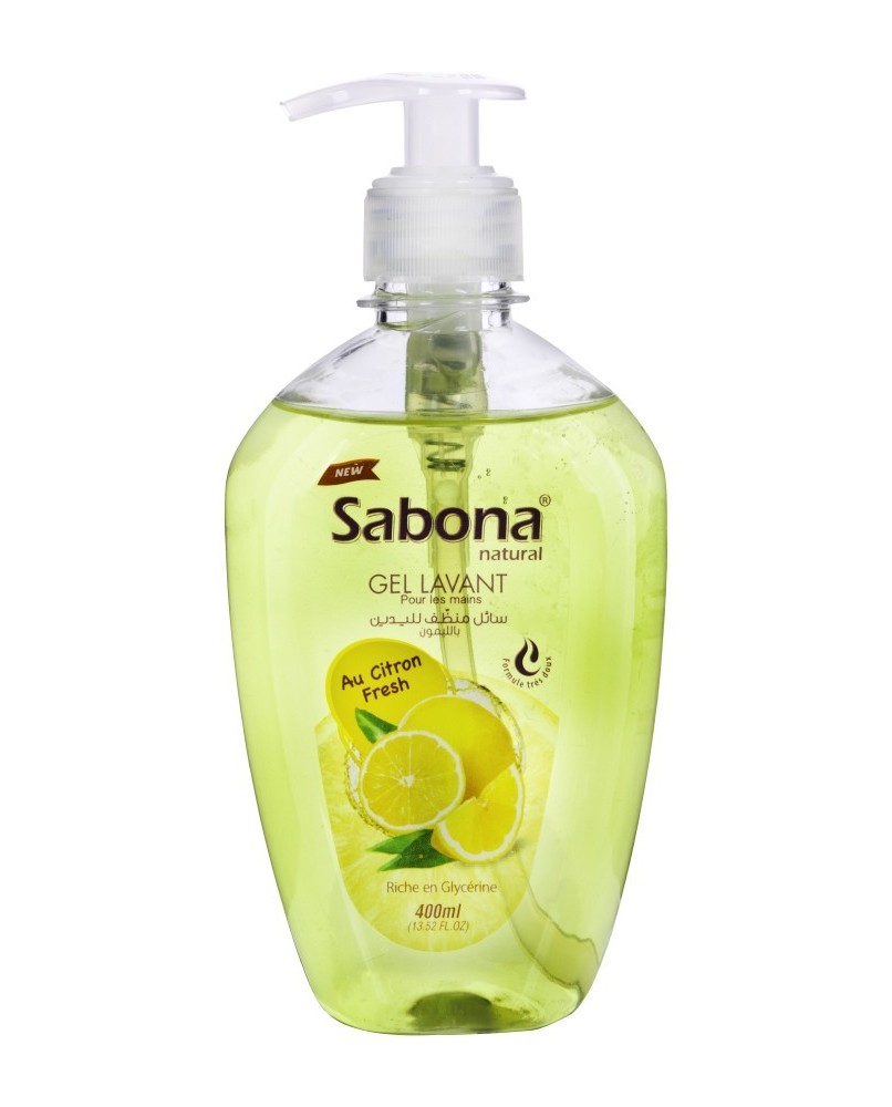 Sabona gel lavant au citron fresh 400 ml