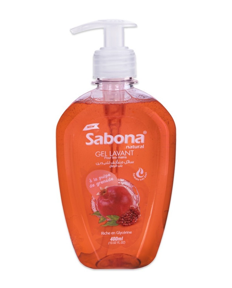 Sabona gel lavant à la pulpe de grenade 400 ml