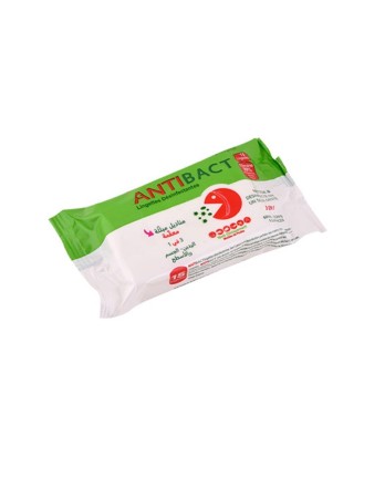 Antibact lingettes désinfectantes paquet de 15 pièces