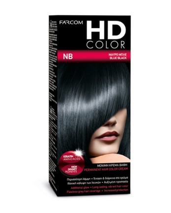 HD kit coloration 60 ml n/b noir bleu