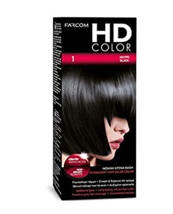 HD kit coloration 60 ml n°1 noir