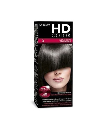 HD kit coloration 60 ml n°3 marron foncé