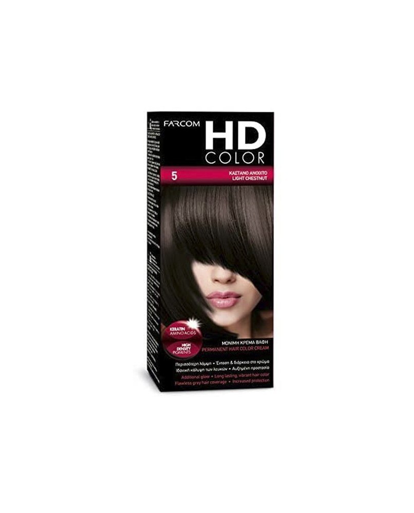 HD kit coloration 60 ml n° 5 chataigne clair