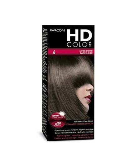 HD kit coloration 60 ml n° 6 chataigne clair