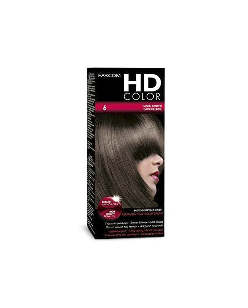 HD kit coloration 60 ml n° 6 chataigne clair