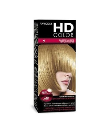 HD kit coloration 60 ml n° 9 blond très clair