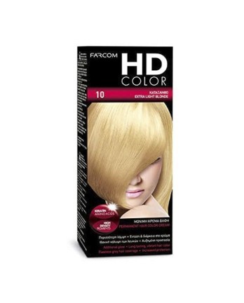 HD kit coloration 60 ml n° 10 blond platine