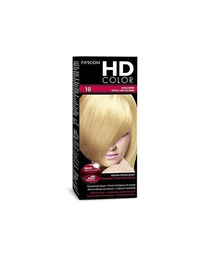 HD kit coloration 60 ml n° 10 blond platine