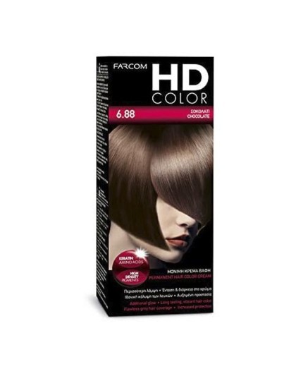 HD kit coloration 60 ml n° 6.88 chocolat