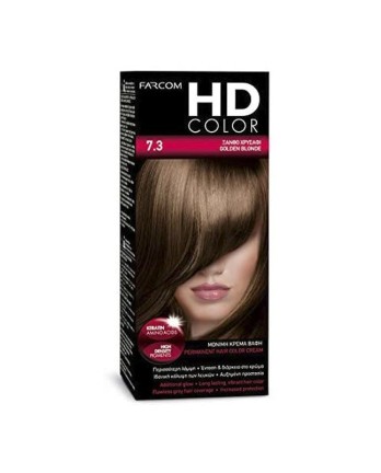 HD kit coloration 60 ml n° 7.3 blond doré
