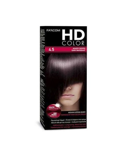 HD kit coloration 60 ml n° 4.5 acajou foncé