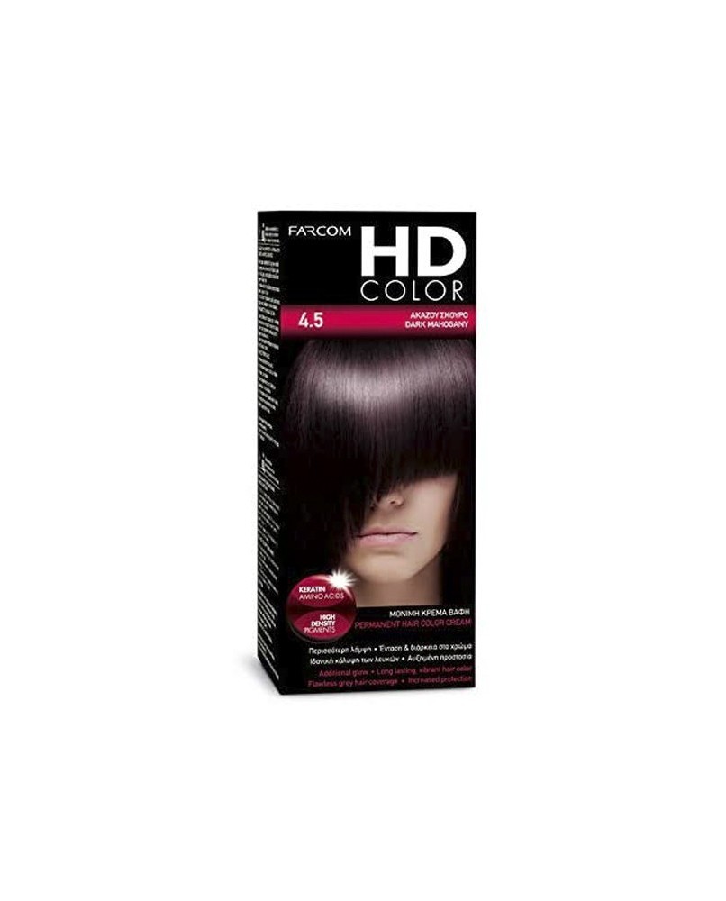 HD kit coloration 60 ml n° 4.5 acajou foncé
