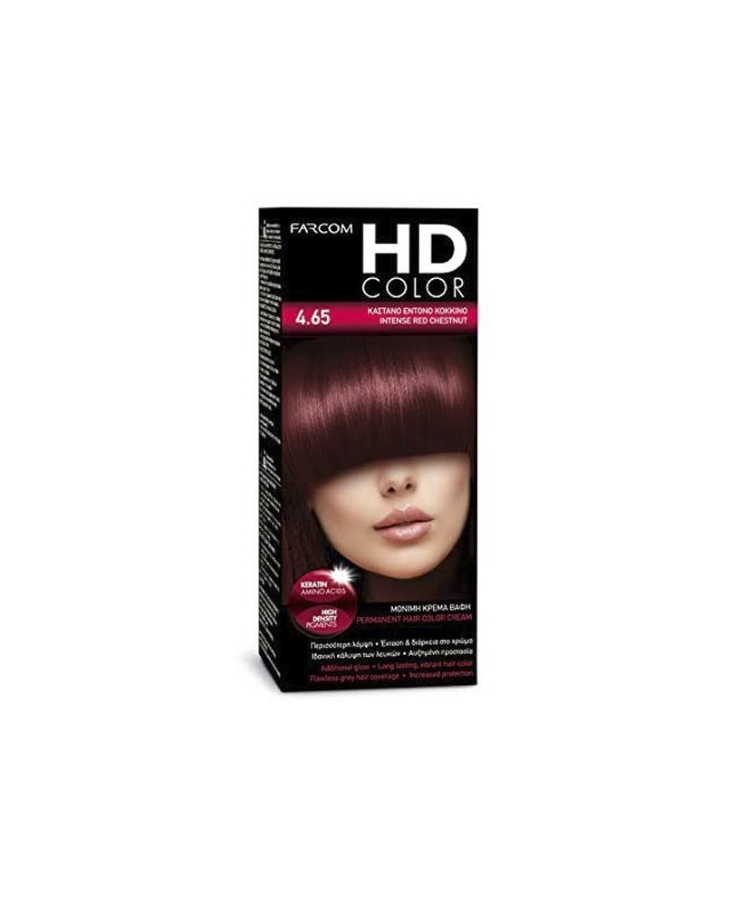 HD kit coloration 60 ml n° 4.65 chatin rouge intense