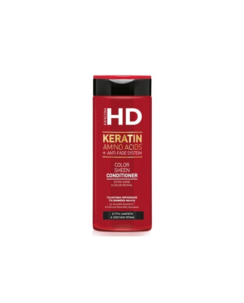 HD après shampooing color sheen cheveux colorés 330 ml
