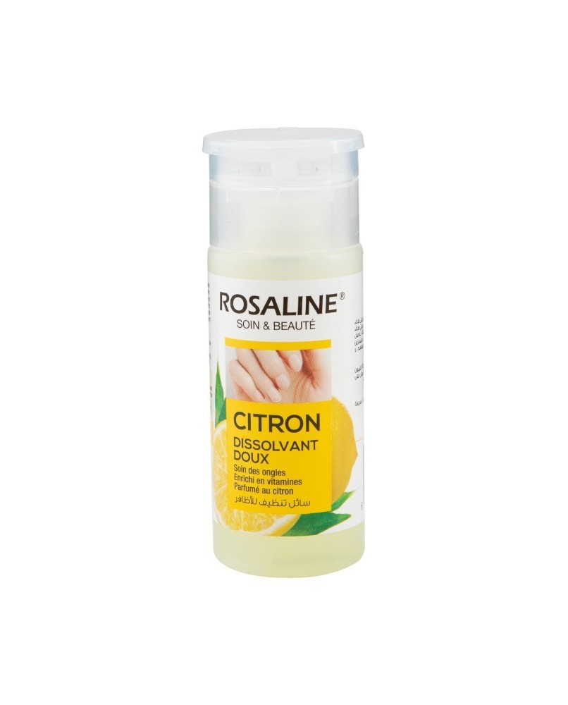 Rosaline dissolvant doux citron 100 ML Rosaline dissolvant doux citron 100 ML