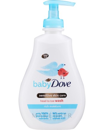 Baby Dove head to toe wash sensitive skin 400 ml pour Bébé