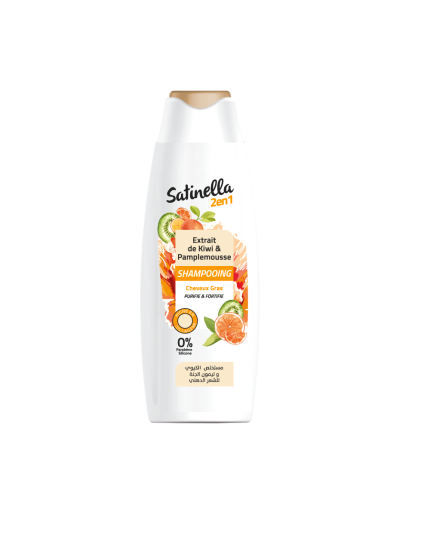 Satinella shampooing cheveux gras 300 ml pour Accueil