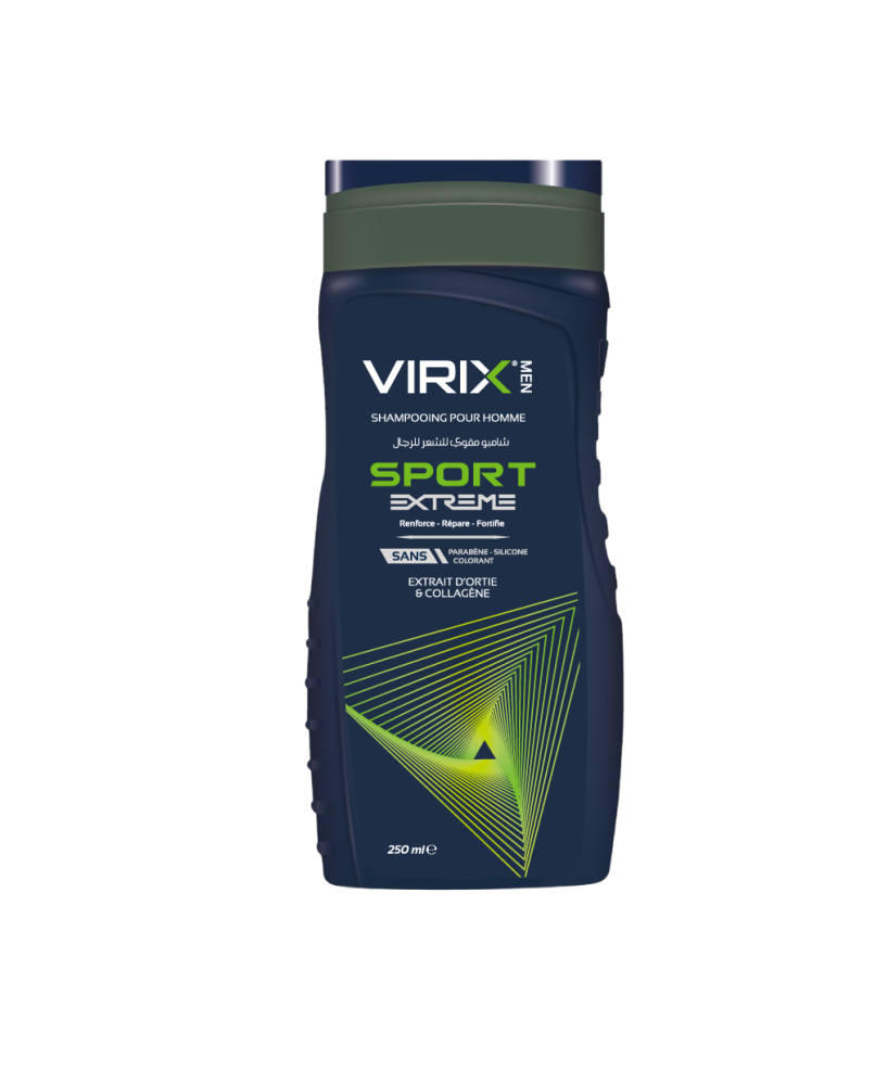 Virix shampooing cheveux fortifiant sport extrême 250 ml pour Accueil